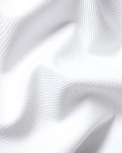 Chemise en sergé sans repassage - Blanc